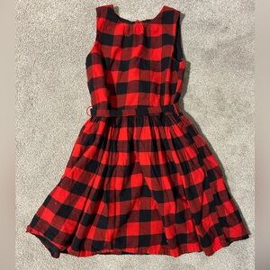 Girls plaid dress